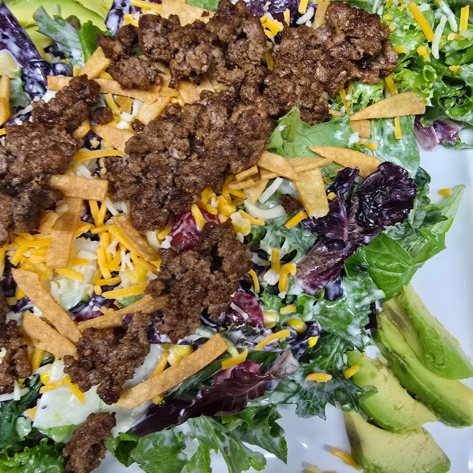 Tambourine Taco Salad.