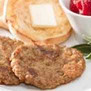 Side of Sausage patty.