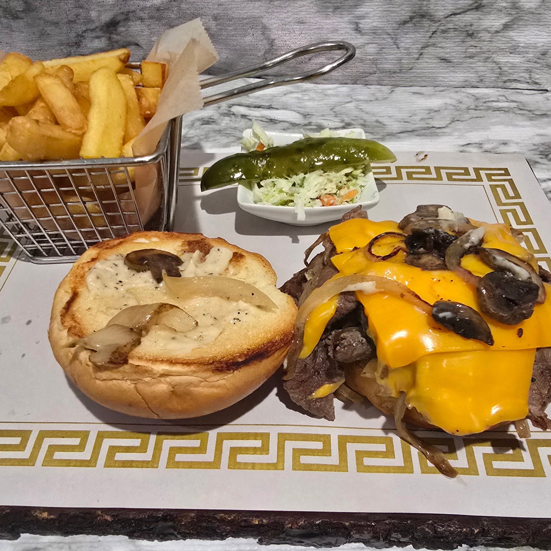 Swami Steak Sandwich.
